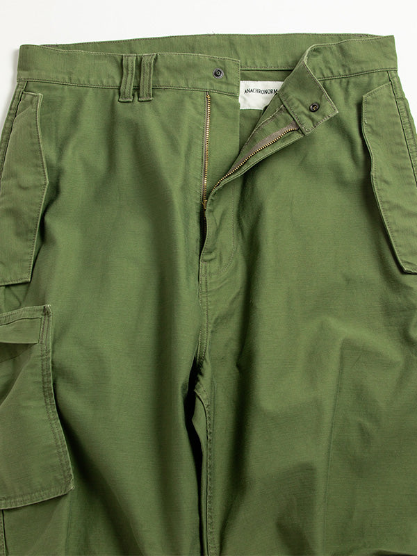 【ANACHRONORM - アナクロノーム】AN391 BACK SATIN MILITARY FLAP PANTS / OLIVE (パンツ/オリーブ)