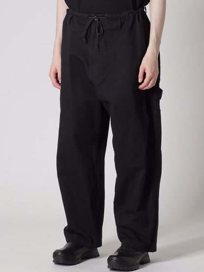 【Yohji Yamamoto POUR HOMME - ヨウジヤマモト プールオム】BS KATSURAGI 3ST PAINTER PANTS（パンツ/ブラック)