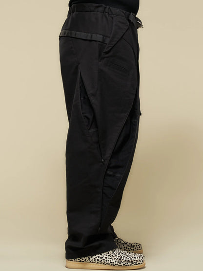 【ACRONYM - アクロニウム】P55-KI / Cotton Web Belt Vent Pants Gen. 1.1  / BLACK (パンツ/ブラック)