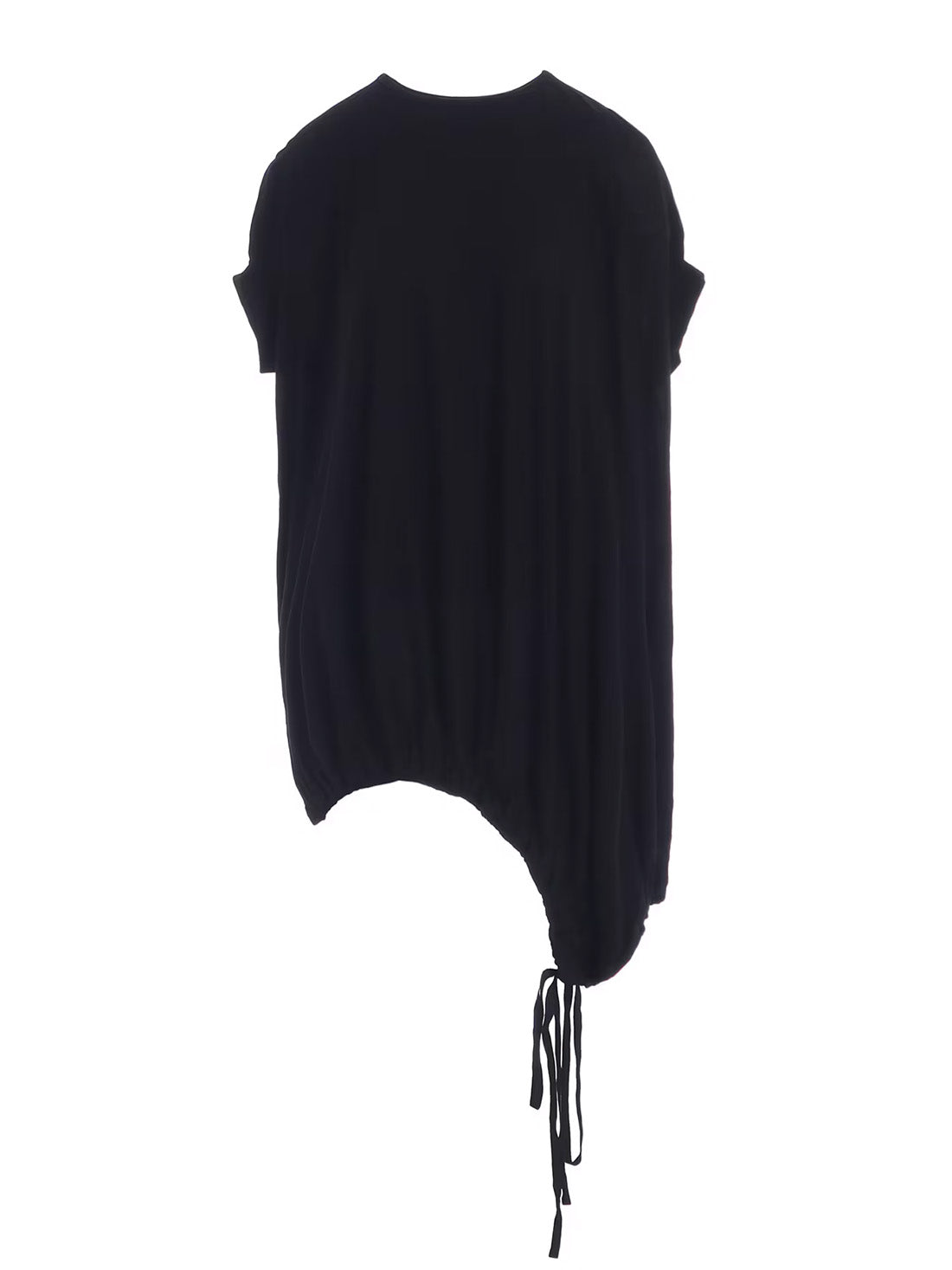 【Y's - ワイズ】COTTON JERSEY HEM FITTED T / BLACK (Tシャツ/ブラック)
