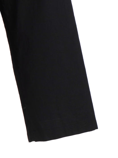 【Y's - ワイズ】Y's BORN PRODUCT THIN COTTON TWILL HOODIE PULL OVER / BLACK (パーカー/ブラック)