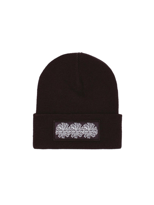 【Fucking Awesome- ファッキングオーサム】Three Spiral Cuff Beanie / BLACK（ビーニー/ブラック)
