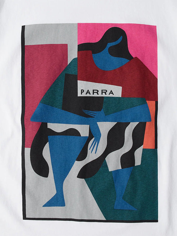 【by Parra - バイパラ】READING THE SQUARE T-SHIRT / WHITE (Tシャツ/ホワイト)