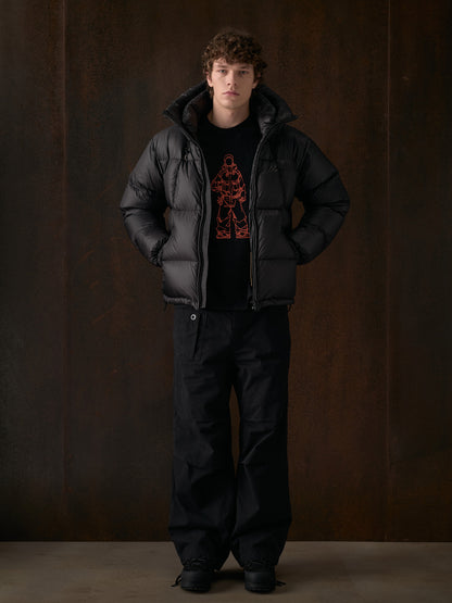 【Ten c- テンシー】SWAIN DOWN JACKET / BLACK(アウター/ブラック)