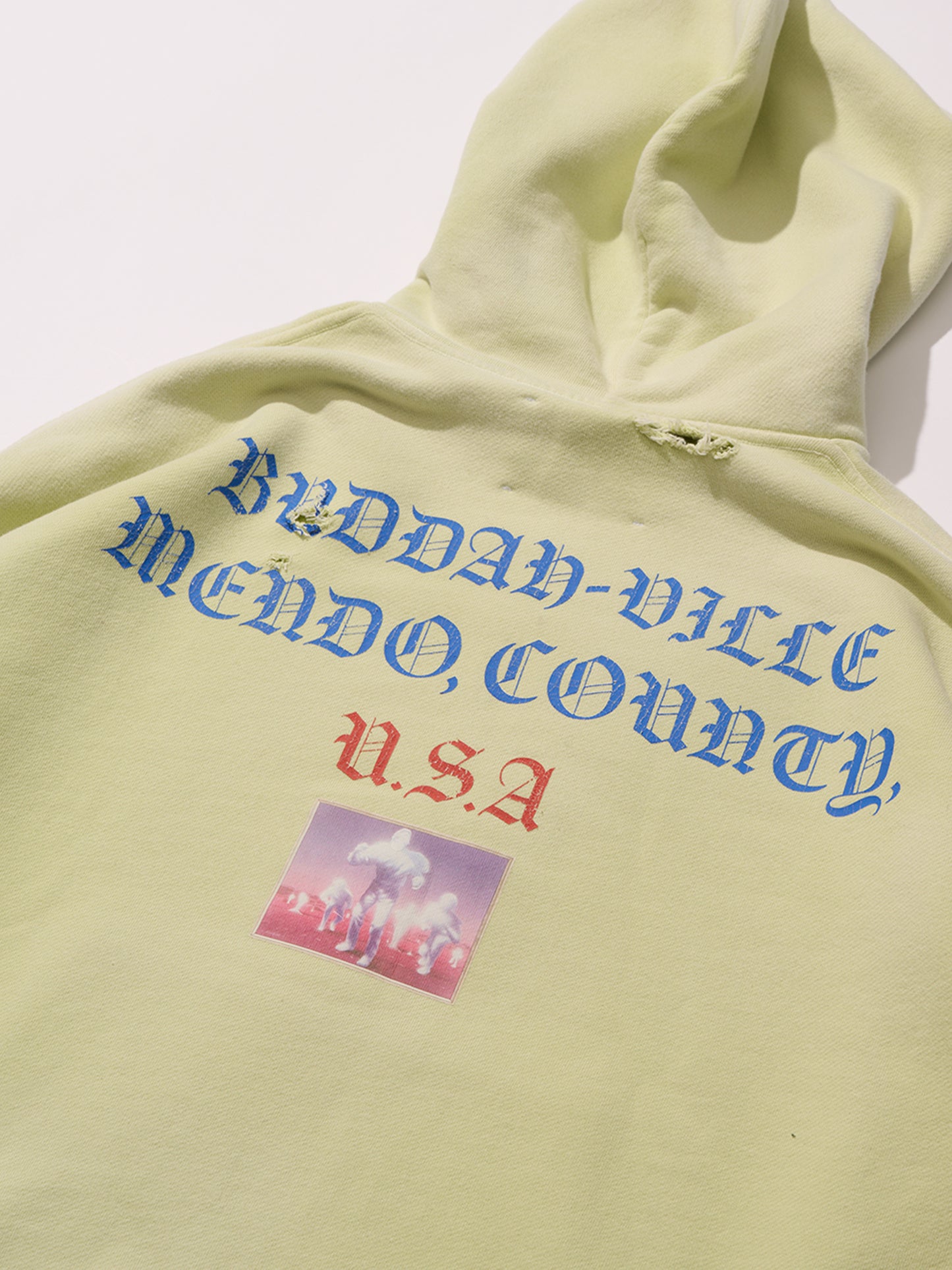 【PALY HOLLYWOOD - パリーハリウッド】Eternal Return Hooded Sweatshirt  / Yellow(フーディー/イエロー)