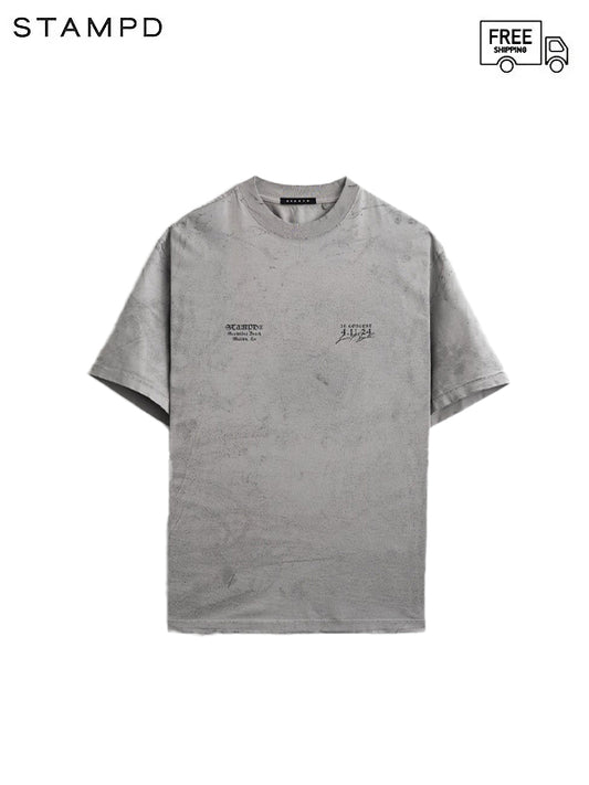 【STAMPD - スタンプド】MALIBU HIGH RELAXED TEE / CEMENT(Tシャツ/セメント)