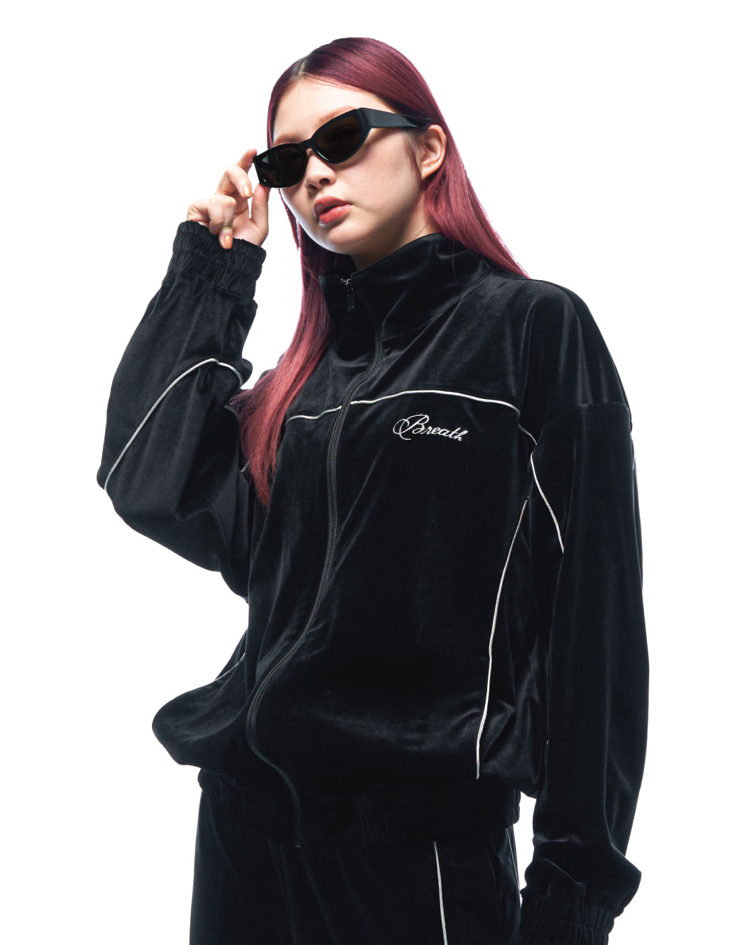 トップス BREATH LOGO VELOUR SET UP BREATH LOGO VELOUR SET UP