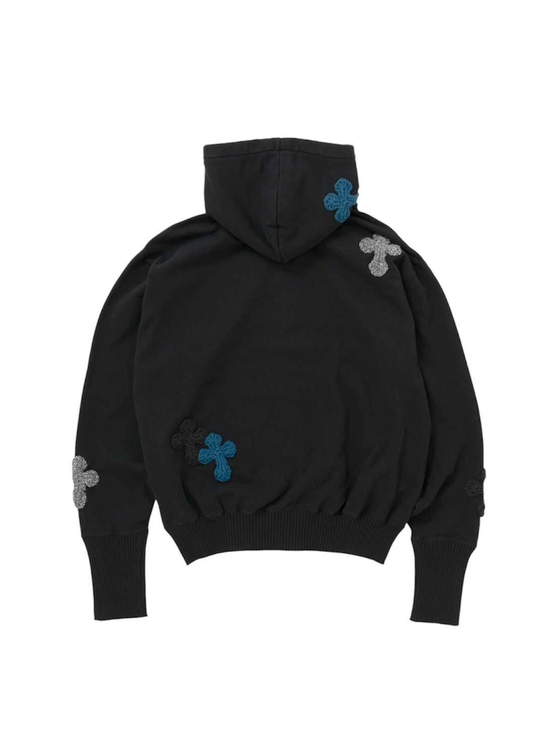 【Perfect ribs® × Y.A.R.N.】Basic Zip Hoodie (フーディー/ブラック)