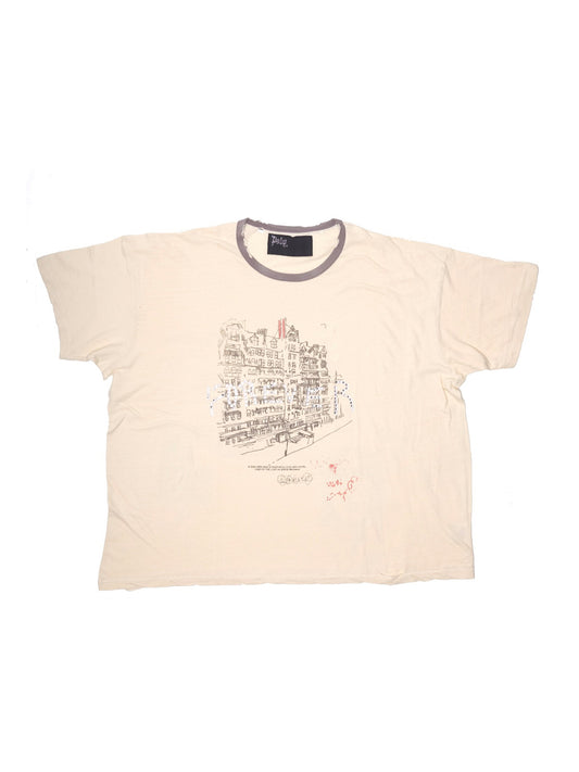【PALY HOLLYWOOD - パリーハリウッド】 CHELSEay HOTEL TEE / VINTAGE CREAM (Tシャツ/ヴィンテージクリーム)