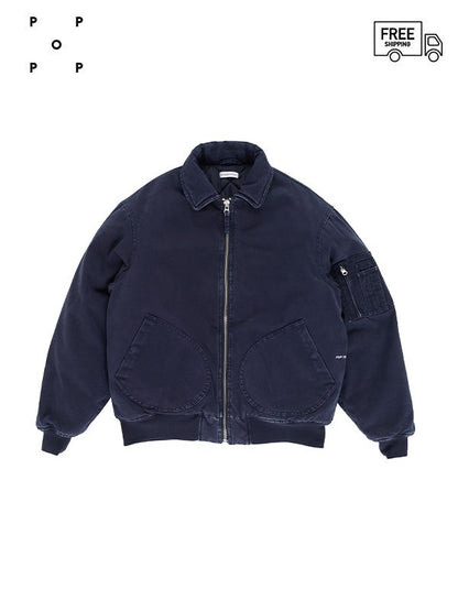 20%OFF【POP TRADING COMPANY - ポップ トレーディング カンパニー】FLIGHT JACKET/NAVY(アウター/ネイビー)