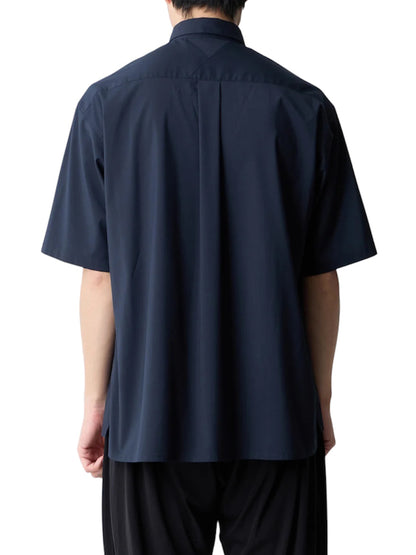 【White Mountaineering - ホワイトマウンテニアリング】EMBROIDERY SHORT SLEEVE SHIRT / NAVY (シャツ/ネイビー)