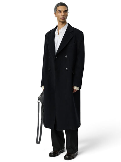 【mfpen - エムエフペン】  Conference Coat /  Black Recycled Wool  (コート/ブラックリサイクルウール)
