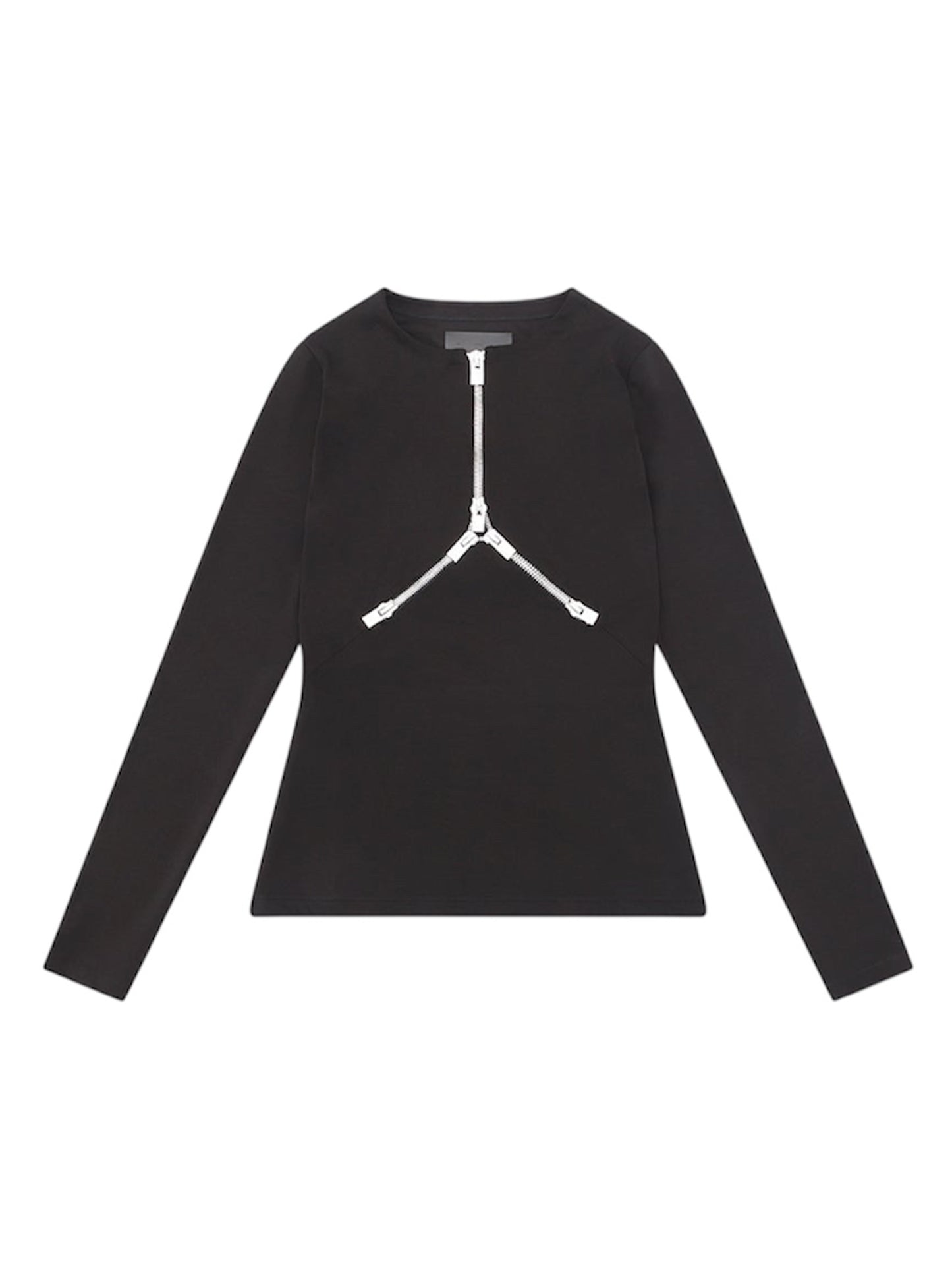 【HELIOT EMIL  - エリオットエミル】TECTON ZIP TOP / BLACK (トップス/ブラック)