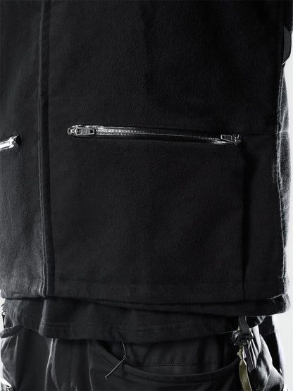 【ACRONYM - アクロニウム】J137-KI /Articulated Moleskin Jacket（ジャケット/ブラック)