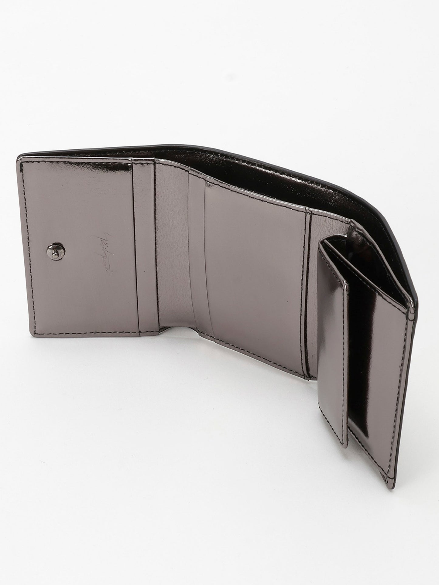 【Discord Yohji Yamamoto - ディスコード ヨウジヤマモト】COMPACT / Gunmetal (財布/ガンメタル)