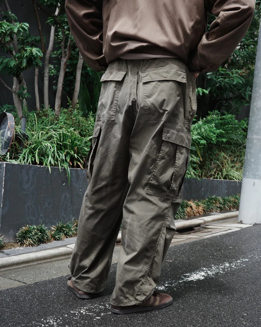 【ANACHRONORM - アナクロノーム】FADED CARGO EASY PANTS / OLIVE (パンツ/オリーブ)