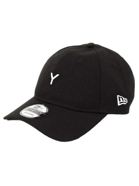 【Ground Y - グラウンドワイ】Ground Y × NEWERA 9THIRTY GY LOGO/ BLACK(キャップ/ブラック)