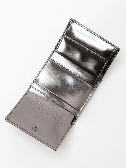 【Discord Yohji Yamamoto - ディスコード ヨウジヤマモト】COMPACT / Gunmetal (財布/ガンメタル)