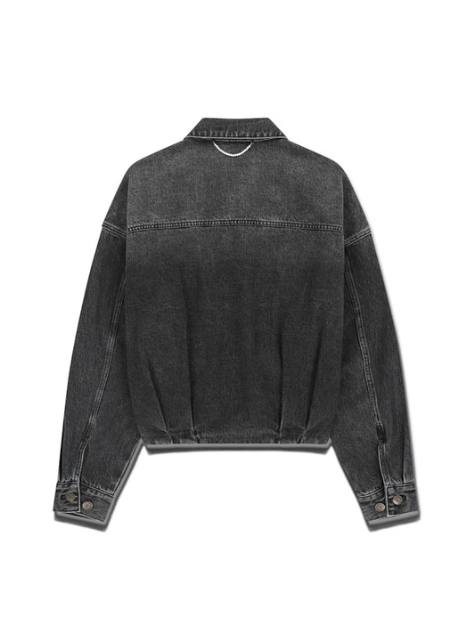 【KIMHEKIM - キムヘキム】VICTOR DENIM JACKET (デニムジャケット/ウォッシュブラック)