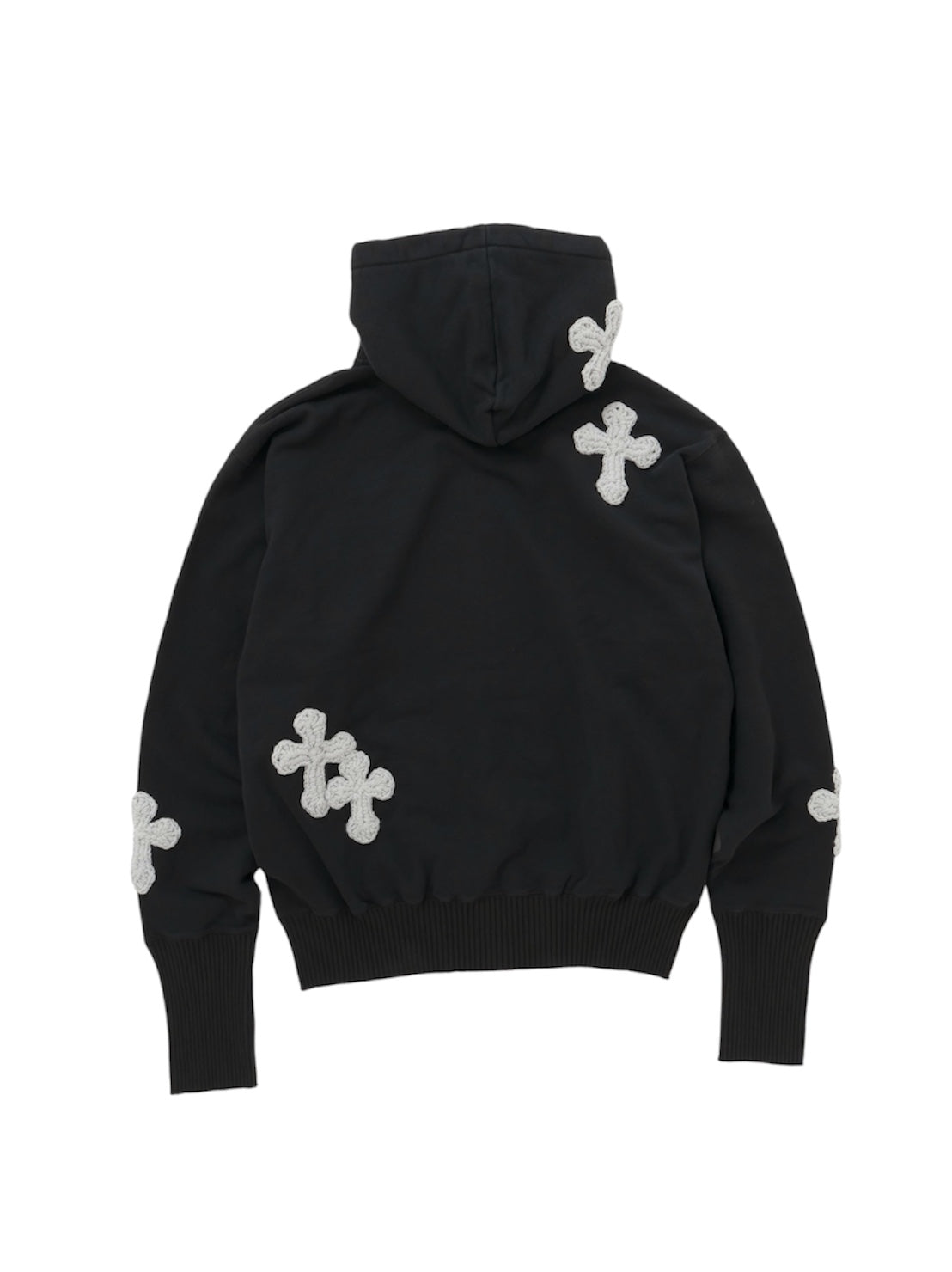 【Perfect ribs® × Y.A.R.N.】Basic Zip Hoodie (フーディー/ブラック)
