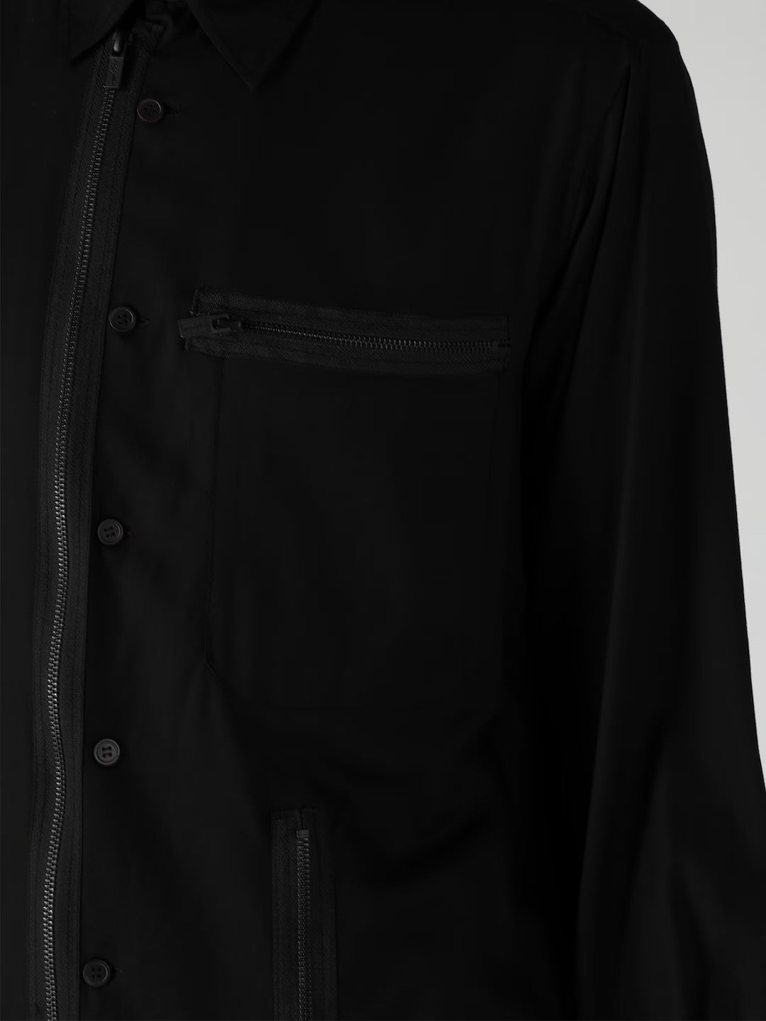 【Y's for men - ワイズフォーメン】REMAKE SHIRT TYPE 4 / BLACK (ジャケット/ブラック)