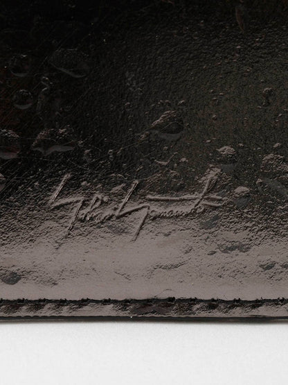 【Discord Yohji Yamamoto - ディスコード ヨウジヤマモト】COMPACT / Gunmetal (財布/ガンメタル)