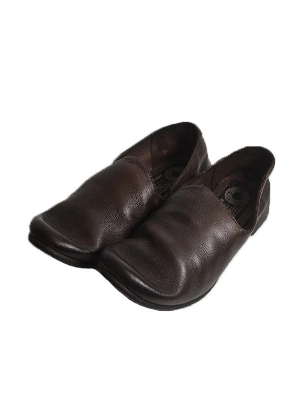 【Christian Peau - クリスチャンポー】CP SLIPON "Cow Leather"/ D BROWN(外羽根/スリッポン)