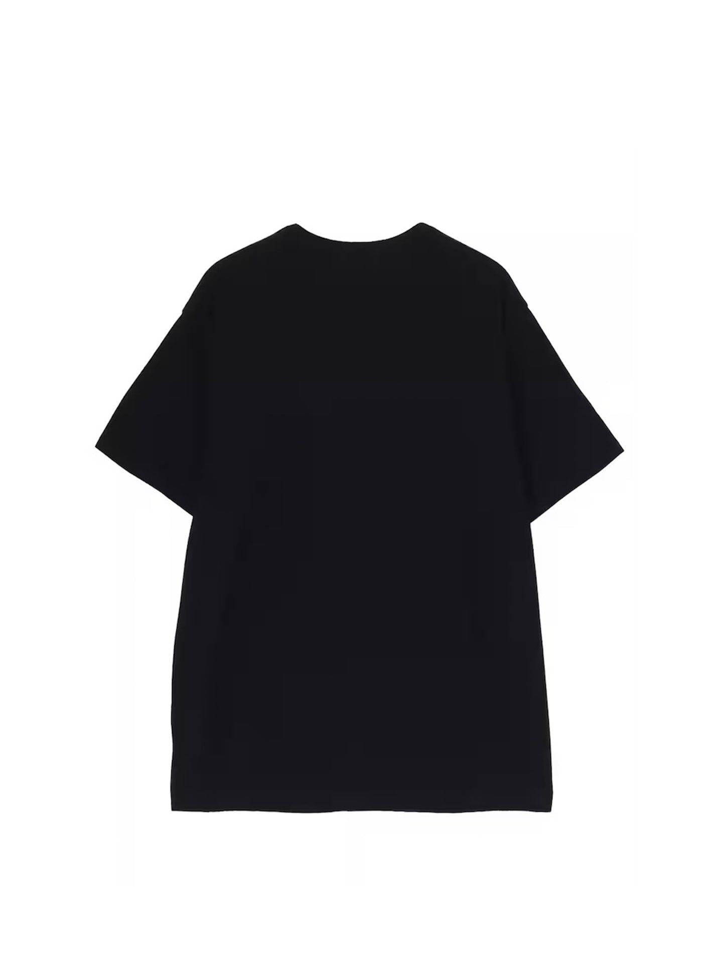 【Yohji Yamamoto POUR HOMME - ヨウジヤマモト プールオム】30/- COMBED PLAIN STITCH SHORT SLV T PT D（Tシャツ/ ブラック)