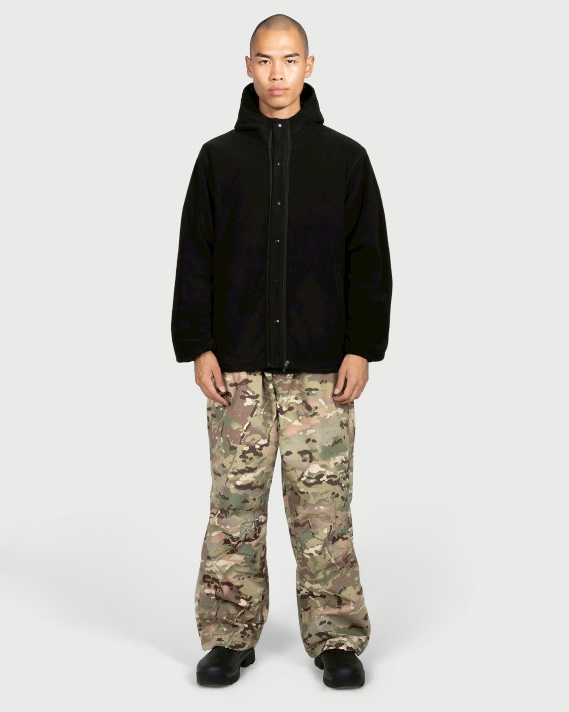 【PLEASURES - プレジャーズ】OVERTURE CONVERTIBLE JACKET / BLACK (ジャケット/ブラック)