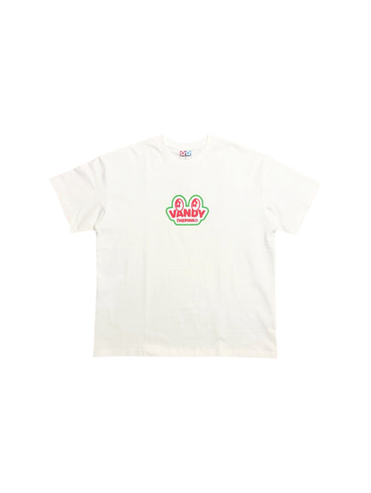【VANDY THE PINK - ヴァンディー・ザ・ピンク】WATERMELON EYE LOGO TEE / WHITE (Tシャツ/ホワイト)