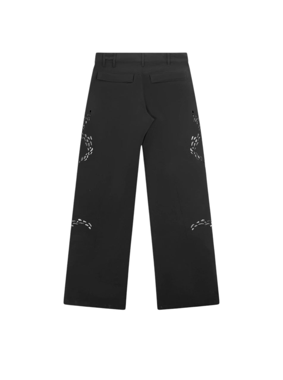 【HELIOT EMIL  - エリオットエミル】ROAN TROUSERS / BLACK (パンツ/ブラック)