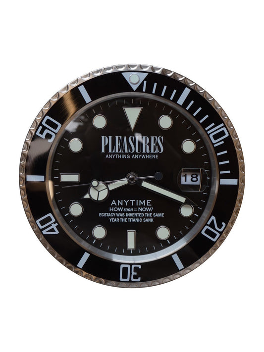 【PLEASURES - プレジャーズ】ANYTIME CLOCK  /BLACK (時計/ブラック)