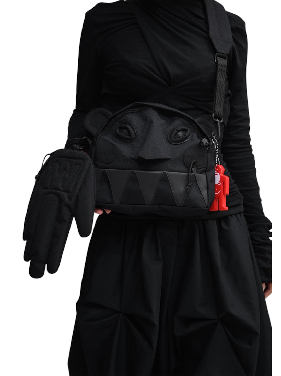 【Walter Van Beirendonck × Eastpak - ウォルターヴァンベイレンドンク ×イーストパック】Monster mini bag / Black  (バッグ/ブラック)