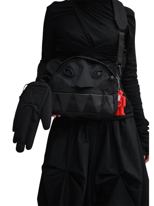 【Walter Van Beirendonck × Eastpak - ウォルターヴァンベイレンドンク ×イーストパック】Monster mini bag / Black  (バッグ/ブラック)