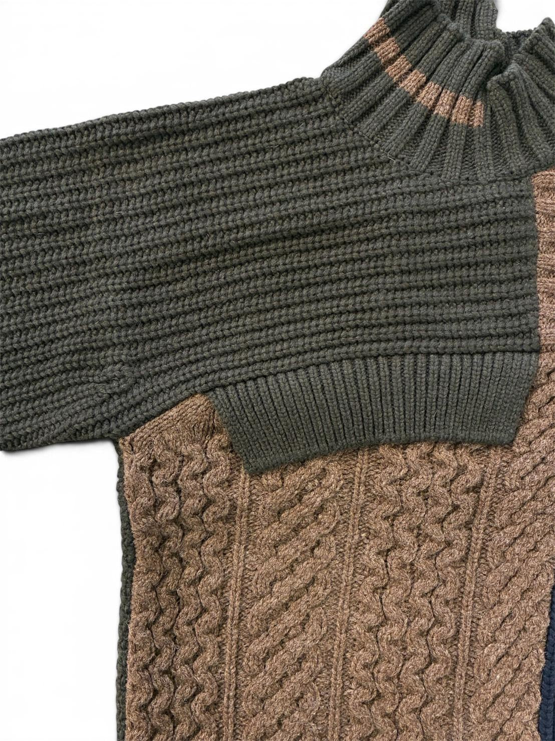 【kolor BEACON - カラー ビーコン】26WBM-N01331-48 Knit  / BLACK (ニット/ブラック）