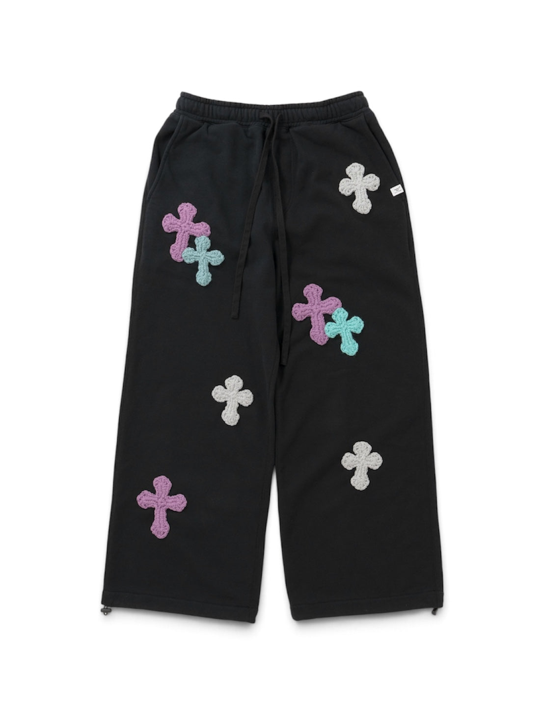 【Perfect ribs® × Y.A.R.N.】New Super Wide Sweat Pants (スウェットパンツ/ブラック)