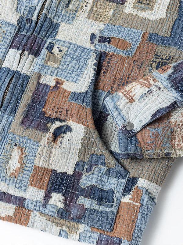 【ANACHRONORM - アナクロノーム】AN405 SASHIKO PATCHED JACKET / INDIGO (ジャケット/インディゴ)