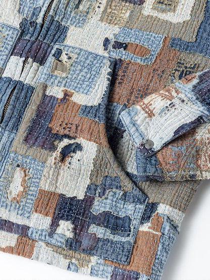 【ANACHRONORM - アナクロノーム】AN405 SASHIKO PATCHED JACKET / INDIGO (ジャケット/インディゴ)