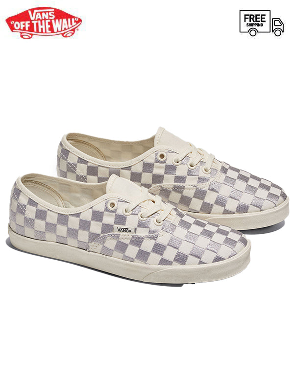 【VANS - ヴァンズ】 AUTHENTIC LOWPRO Checker (スニーカー/シルバー)