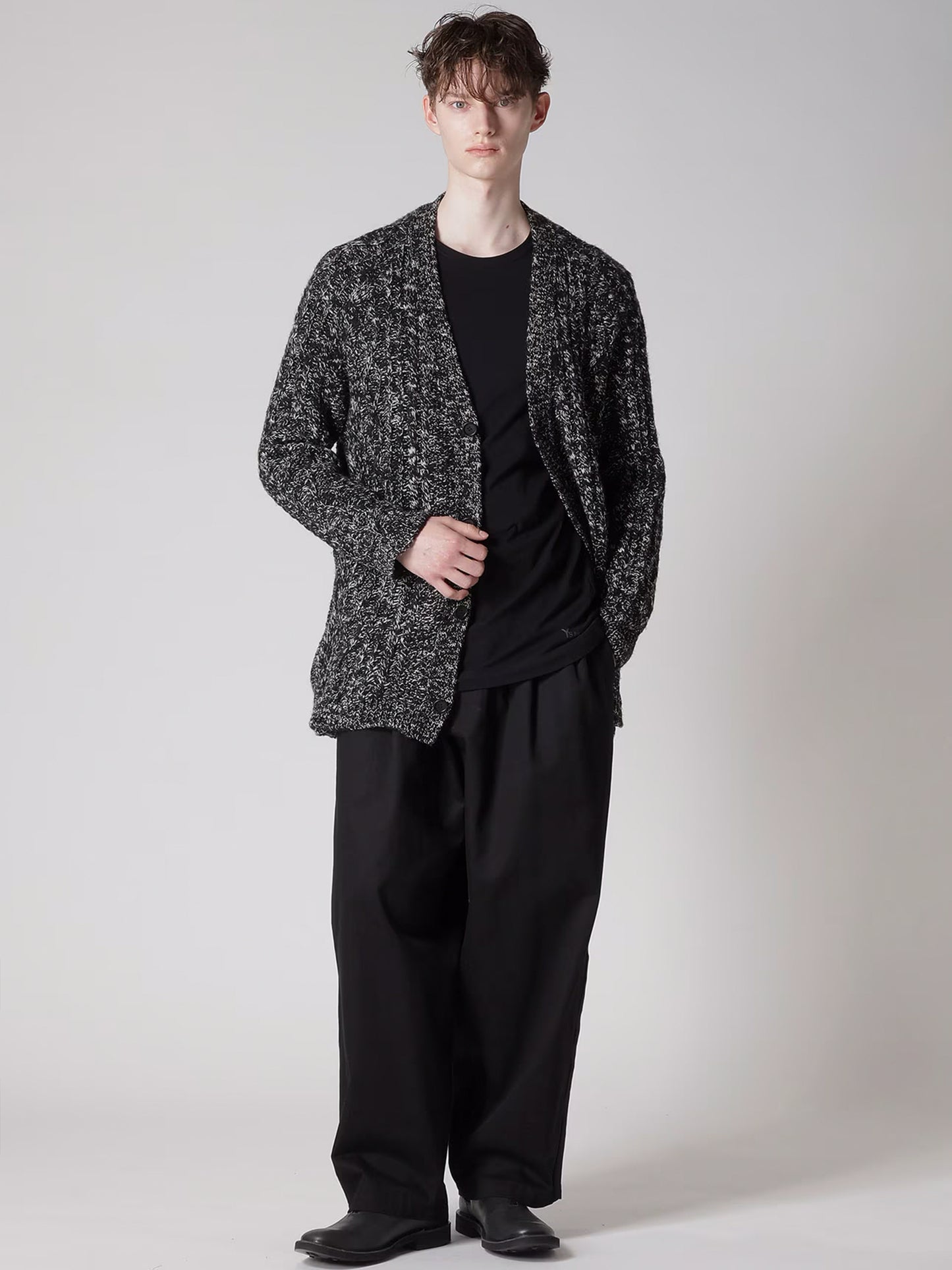 【Y's for men-ワイズフォーメン】KATSURAGI SIDE TAPE PANTS(パンツ/ブラック)
