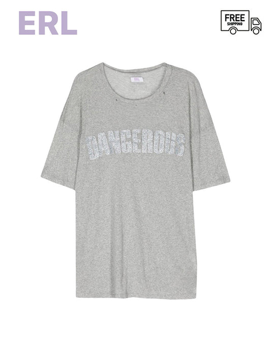 【ERL - イーアールエル】Dangerous cotton T-shirt （Tシャツ）