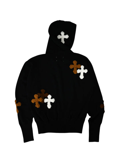 【Perfect ribs® × Y.A.R.N. 】Basic Zip Hoodie / Black(パーカー/ブラック)
