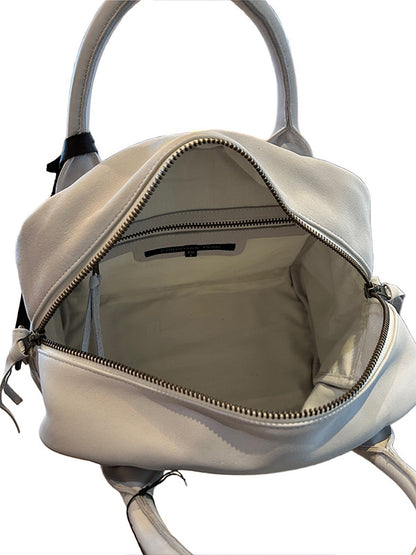 【Christian Peau - クリスチャンポー】06456-1 CP with shoulder "Cow Leather"/ SNOW WHITE(バッグ/ホワイト)