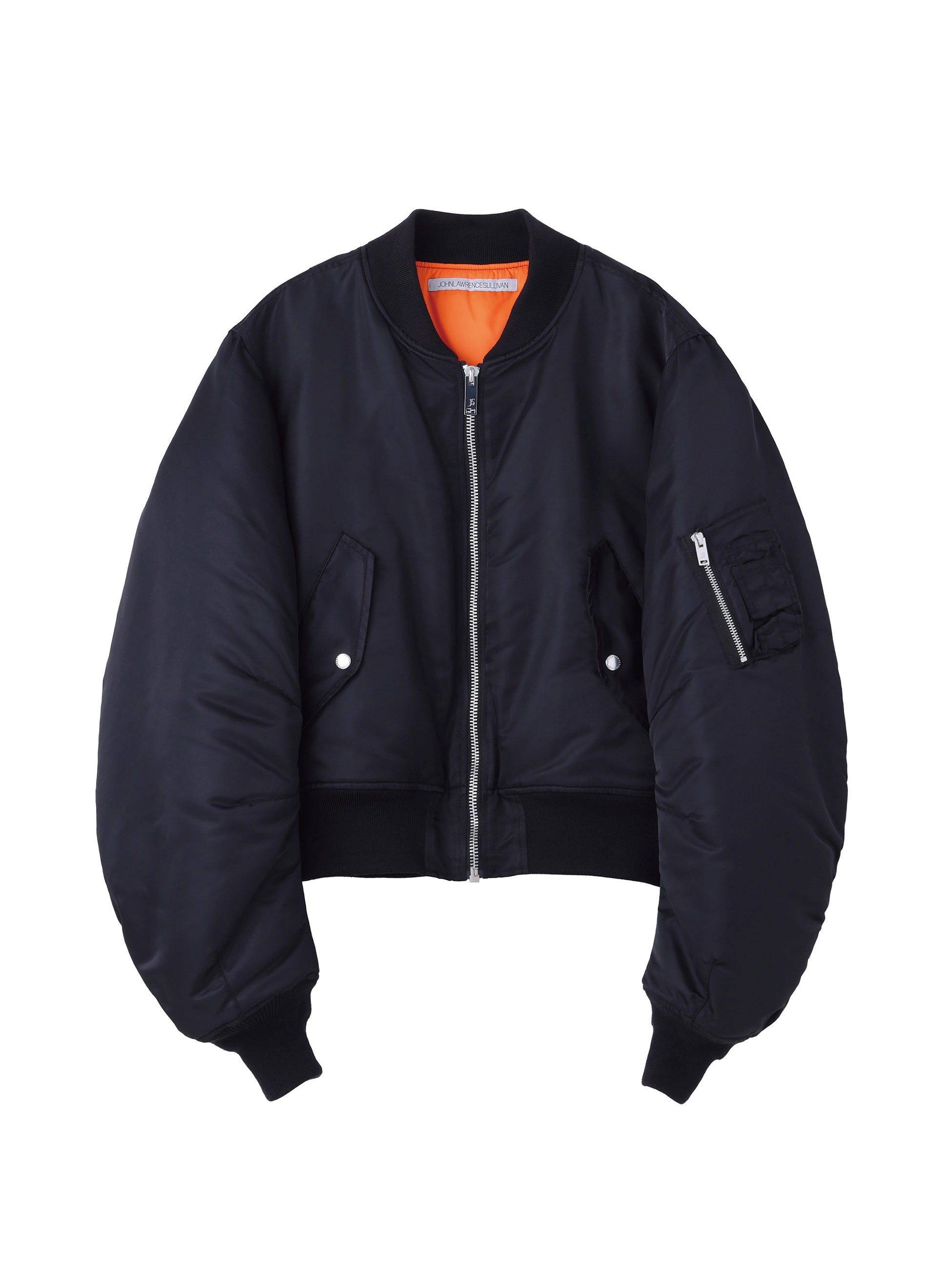 【美品】ジョンローレンスサリバン satin zip bomber jacket JOHN LAWRENCE SULLIVAN - ジョンローレンスサリバン】SATIN ZIP