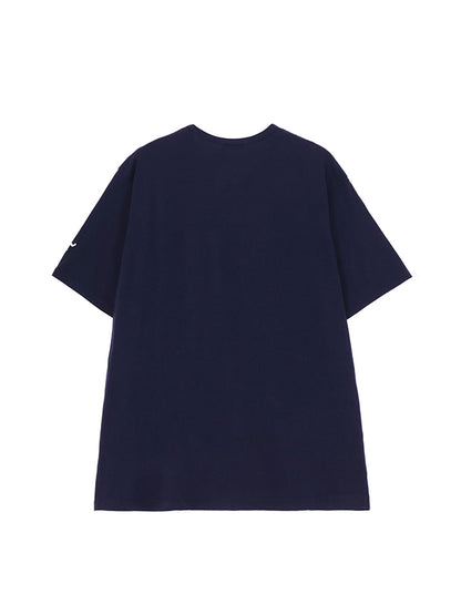 【Yohji Yamamoto POUR HOMME - ヨウジヤマモト プールオム】PRODUCT DYEING YYH PT SHORT SLEEVE T(Tシャツ/ネイビー)