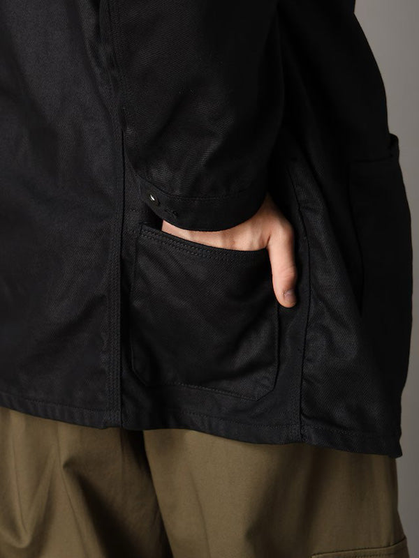 【Ground Y - グラウンドワイ】Ground Y×EDWIN 9oz BLACK TWILL COVERALL/ BLACK (ジャケット/ブラック)