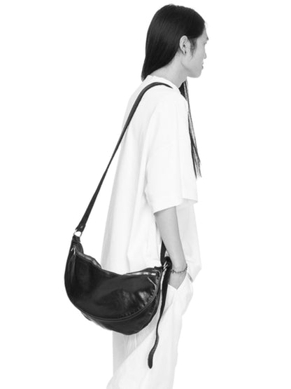 【GUIDI - グイディ】 GUIDI Q09M LEATHER FOLDED BELT BAG (バッグ/ブラック)