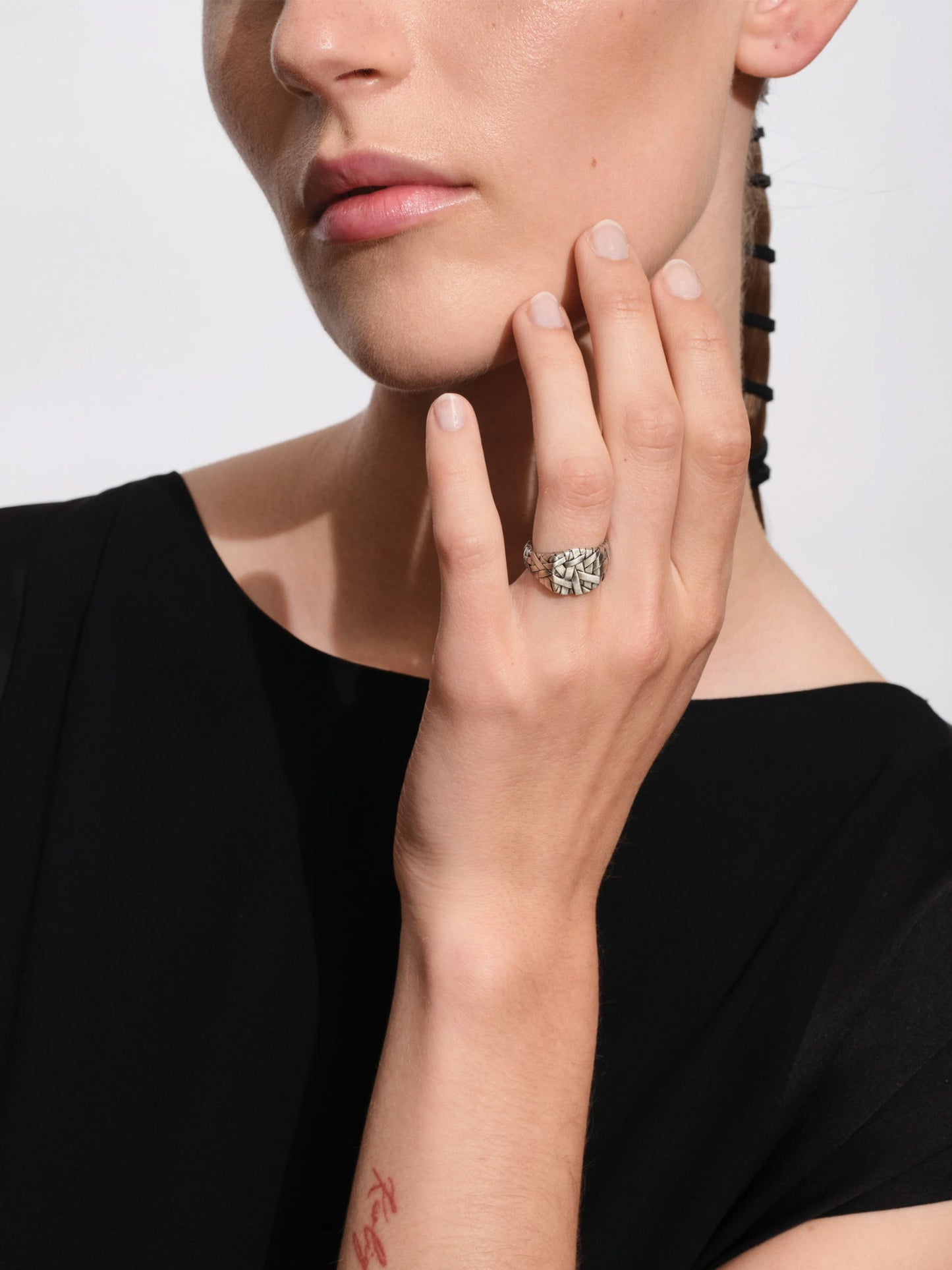 【TOM WOOD - トムウッド】Quilt Ring Small(リング/シルバー)