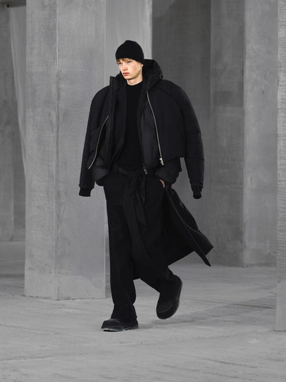 【HELIOT EMIL  - エリオットエミル】ALTAIR BOMBER JACKET / BLACK (ダウンジャケット/ブラック)