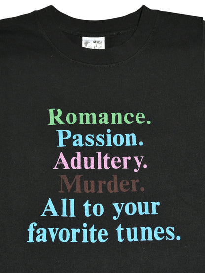 【BASKETCASE  - バスケットケース】ROMANCE T- SHIRT / BLACK (Tシャツ/ブラック)